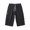 Black, variant on Gym Cargo Shorts Men Solid Color Drawstring Casual Capri Pants Pocket Outdoor Trousers Hiking Work Elastic Waist Workout Shorts Men