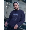 thumbnail image 2 of Perceive Vectors Techno Style Sweatshirt Men -Image by Shutterstock, Male Medium, 2 of 4