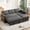 Gray, variant on 81" Sleeper Sofa Bed with Pull Out Bed,L Shaped Couch Sectional Sleeper Sofa with Reclining Backrest,Storage Chaise,USB Port,Chenille Green.