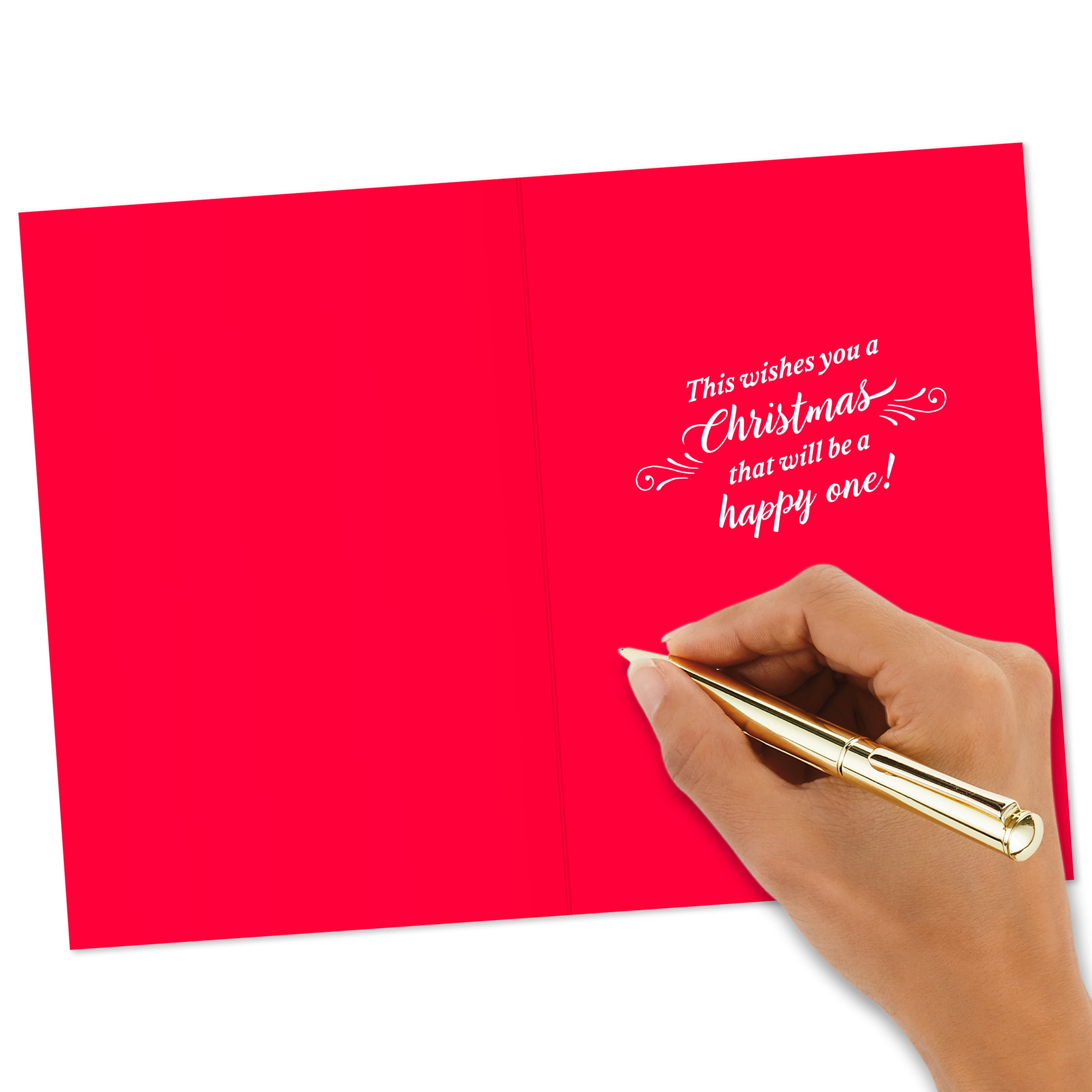 Hallmark Christmas Thank-You Greeting Card (With Warm Appreciation)