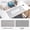Gray, variant on Wood Grain Leather Desk Pad, Waterproof Large Writing Mat, Anti-Slip Office Table Protector