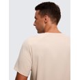 thumbnail image 3 of CRZ YOGA Men's Lightweight Short Sleeve T-Shirt Quick Dry Workout Running Athletic Tee Shirt Tops, 3 of 4