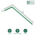 ECO SOUL 100 Compostable Straws [100 Count] [8.25"] EcoFriendly