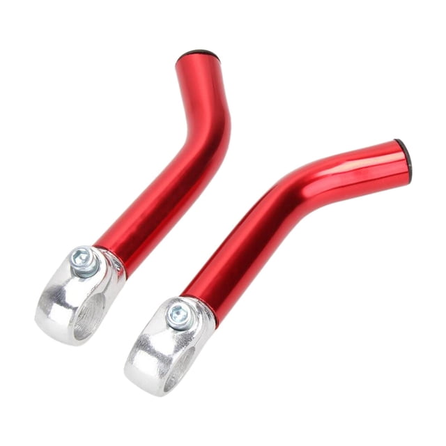 2pc Reste Guidon Barre de Vélo Reste Poignée Bar Route Vélo Rouge