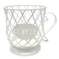 thumbnail image 1 of Creative Home Storage Tools Wrought Iron Storage Basket,White, 1 of 4