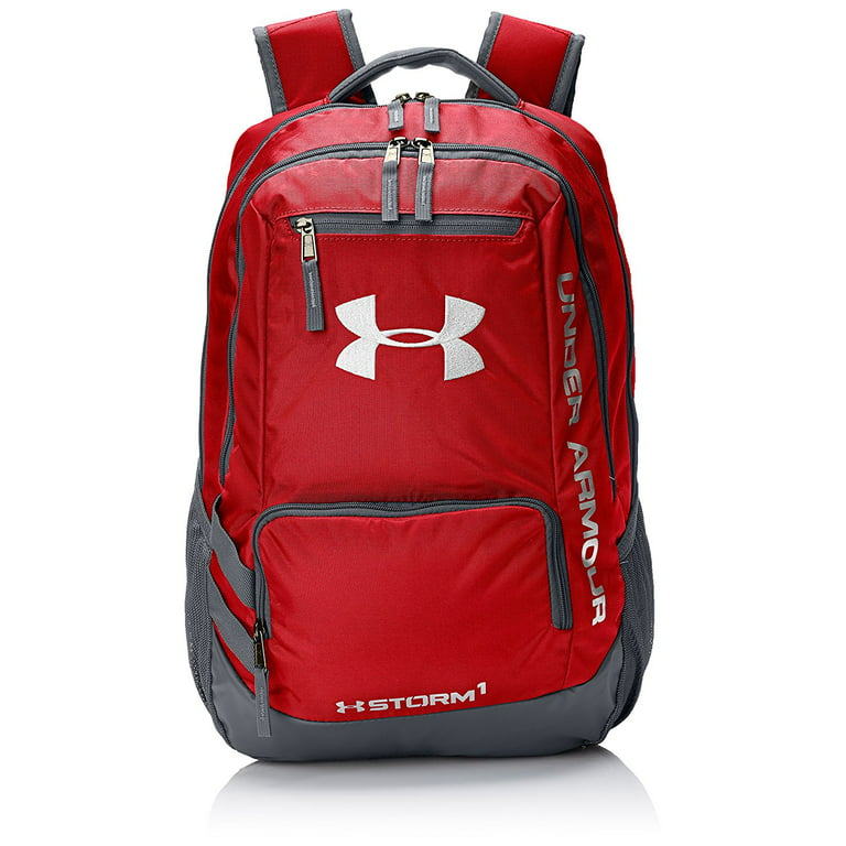 Under Armour Hustle II Storm Laptop Backpack Red