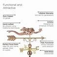 thumbnail image 3 of Good Directions Little Mermaid Weathervane - Pure Copper by  Copper, 3 of 5