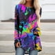 thumbnail image 2 of Blusa de manga larga con cuello redondo para mujer Pompotops gfhjh19564, 2 of 5