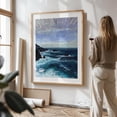 thumbnail image 4 of Big Sur 01 - California Painting Seascape Ocean Coast Waves Landscape Nature Watercolor Unframed Wall Art Print 32 x 48 inches, 4 of 81