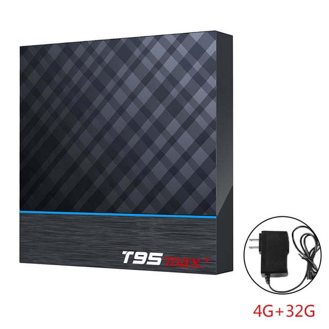 Caja de televisión inteligente Wi-Fi de doble banda USB 3.0 Caja superior de TV por Internet con control remoto, 4G + 32G, enchufe de EE. UU. sweethay EL3400-05B