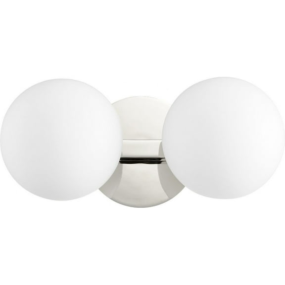 Quorum Lighting - Vanity - 2 Light Bath Vanity in Transitional style - 14 inches