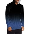 thumbnail image 3 of Men's Sun Protection Hoodie Shirt UPF 50+ Long Sleeve UV SPF T-Shirts Rash Guard Fishing Swimming Lightweight Green XL, 3 of 6