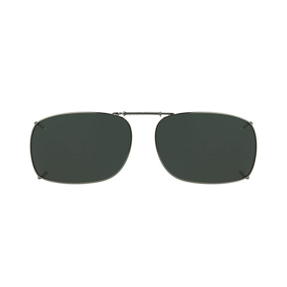 Polar Optical Optics REC 1 GM 54 Plastic ClipOns Sunglasses Gray