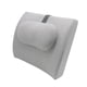 thumbnail image 4 of Silla de juego con respaldo bajo para coche, cómodo respaldo, cojín para la cintura y la espalda gris claro, 4 of 9