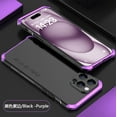 thumbnail image 2 of Phone Case for Iphone 14 15 plus pro max Metal backplate Fall prevention Contrasting colors phone case, 2 of 3