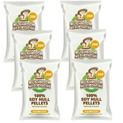 Mushroom Media Online 100% Soy Hull Mushroom Pellets - Growth Substrate - Ships as 6 of Our 20 Pound Bags - 120 Pounds Total