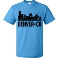 thumbnail image 3 of Inktastic Denver Colorado Skyline Grunge T-Shirt, 3 of 5