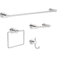 thumbnail image 3 of Delta Nicoli (1-Pack) 18'' w/ 6" Extender Towel Rack for Bathroom Polished Chrome Extendable 18-24" Towel Bar for Bathroom Wall Towel Holder Rod Wall Mounted NIC18-PC, 3 of 8