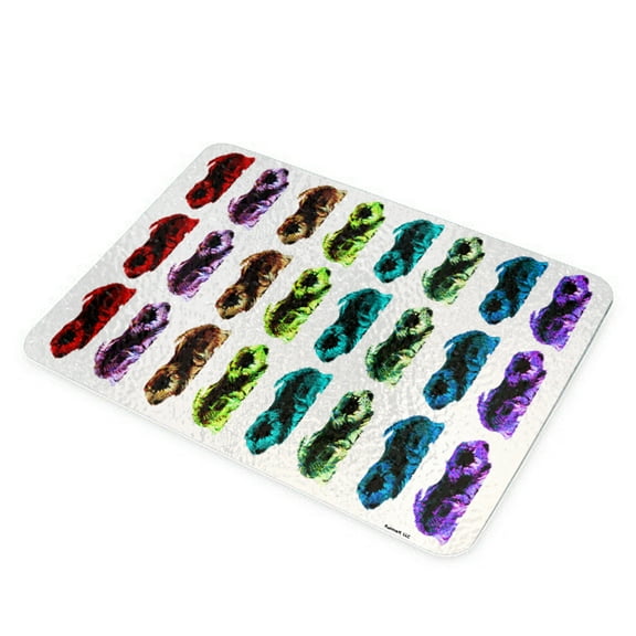 KuzmarK Glass Cutting Board - Pekingese Dog