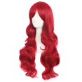 thumbnail image 3 of LinYooLi 28 Pouces/70 cm Perruque Synthétique Cheveux Longs Bouclés (Brun Blond Mélangé), 3 of 4