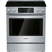 Bosch 30” 4.6 cu ft Slide-In Double Oven Electric Range in Stainless Steel