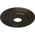 thumbnail image 3 of Ekena Millwork 15 3/8"OD x 3 5/8"ID x 1"P Dublin Ceiling Medallion (Fits Canopies up to 8 1/4"), Hand-Painted Stone Hearth, 3 of 6