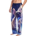 thumbnail image 6 of Salouo Night Sky Winged French Bulldog Print Pajama Pants for Men, Lounge Pants Elastic Waistband Casual Men's sleepwear Loungewear Sleep Pajama Pant -X-Large, 6 of 7