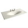 thumbnail image 2 of Kohler 3052-1-7 43 in. Enameled Cast Iron Vanity Top with Integrated Oval Sink & 8 CC - Black, 2 of 2
