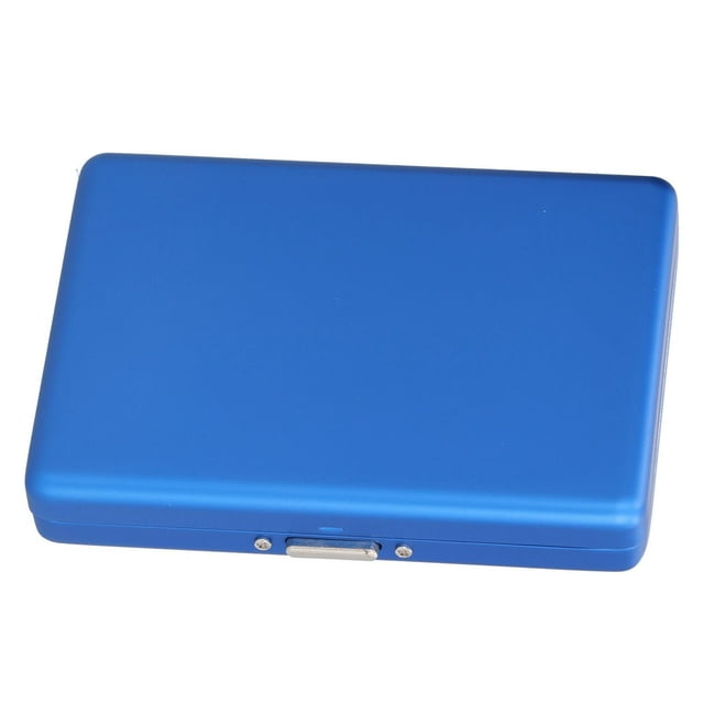 Portatarjetas de visita BuyWeek Estuche para cigarrillos cepillado caja de almacenamiento multifuncional