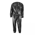 thumbnail image 1 of 3xFitness Traje De Sauna Ejercicio Gimnasio Casa Sudadera Con Capucha Pantalones Negro M, 1 of 8