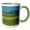 Green/White, variant on 3drose, Usa, Washington, Walla Walla. Vineyard Grapes - Us48 Rdu0191 - Richard Duval, 15oz Mug