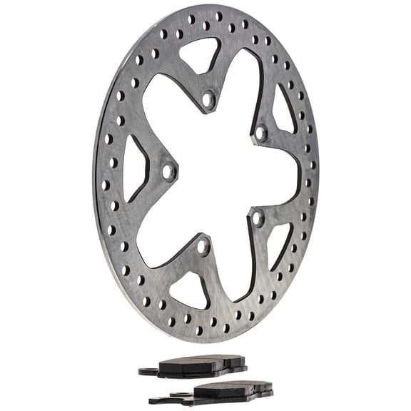 Niche Rear Left Brake Rotor Pad Kit for Triumph T2020555 T2025100 Motorcycle MK1007346