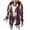 Wine, variant on Women's Plaid Flannel Sherpa Lined Shacket Button Up Hooded Long Sleeve Fleece Jacket Winter Coat with Side Pockets