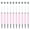 Candy light pink, variant on Giaone 10 Pcs/Set Beadable Ballpoint Pen 1.0mm Multicolor Bead Pen Black Ink Pen