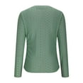 thumbnail image 5 of Ruimatai Women's Lace Top Long Sleeve Shirt Flowy Comfortable Round Neck Blouse, 5 of 6