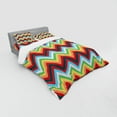 thumbnail image 3 of Ambesonne Colorful Bedding Set 3 Pcs, Zigzag Sharp Vibrant, Twin XL, Multicolor, 3 of 3