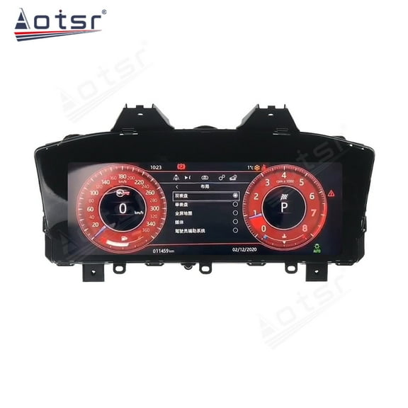 Aotsr 12.3 inch car LCD instrument cluster speedometer suitable for Jaguar full range