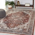 thumbnail image 2 of SAFAVIEH Vintage Persian Dina Oriental Area Rug, Red/Ivory, 5'3" x 7'7", 2 of 8