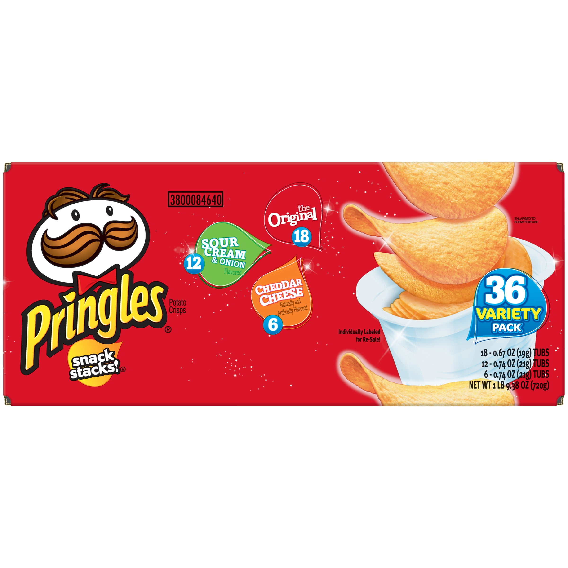 Pringles Grab And Go Variety Pack - 22oz : Target