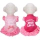 thumbnail image 1 of piezas de camisa de vestir para mascotas, falda de cachorro, lindo vestido para perros, ropa de verano para mascotas, ropa para perros y gatos pequeños (amor y ángel, extra pequeño) MFZFUKR WMZL-2068-5, 1 of 7