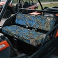 thumbnail image 3 of HUIACONG Blue Camo Hunt UTV Seat Covers Waterproof Easy Installation 4 Wheeler Seat Cover Non-Slip Soft Suitable for Kawasaki Mule 3010, 3 of 7