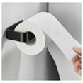 thumbnail image 3 of Elegante soporte para papel higiénico de aluminio, diseño moderno con instalación rápida, para baño y cocina, 3 of 5