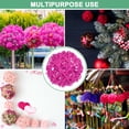 thumbnail image 6 of Uxcell 8-Pack Wicker Rattan Balls 60mm/2.4 Inch Decorative Rattan Balls for Christmas Weddings Thanksgiving Rose Red, 6 of 6
