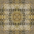 thumbnail image 2 of Nan 20x20 Gold Ornate Wood Framed with Double Matting Museum Art Print Titled - Kaleidoscope Tribal, 2 of 4