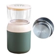 thumbnail image 2 of Ludlz 1 Set 700ML Soup Cup with Spoon Double-layer Leak-Proof Insulated Food Container for Home Office School Oudoor, 2 of 8