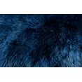 thumbnail image 2 of Natural Milan Sheepskin Single Rug | Navy | 2'x3', 2 of 5