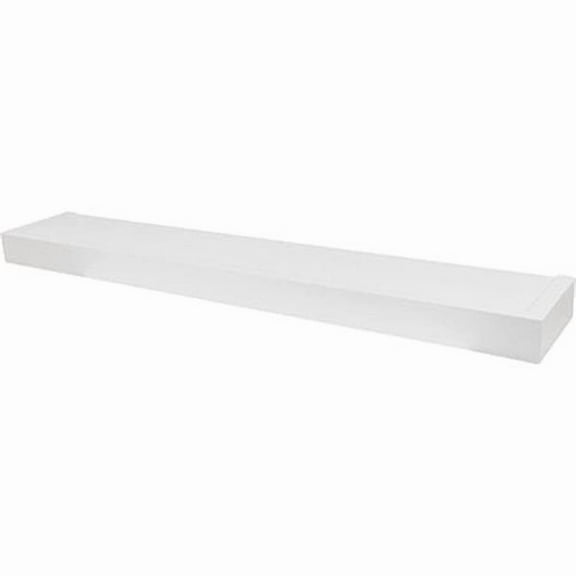 36 in. High & Mighty Modern Floating Shelf, White