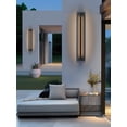 thumbnail image 3 of 31.5 inch Black Modern Outdoor Led Wall Sconce, 3 of 10