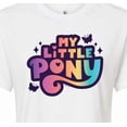 thumbnail image 3 of My Little Pony - Gradient Logo - Junior's Cropped Tee, 3 of 5