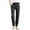 Black, variant on AILIYIL Casual Pants Women'S Solid Cotton And Linen Drawstring Loose Casual Leggings (White,XL)